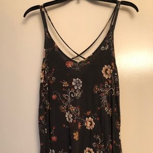 American eagle floral tank top
